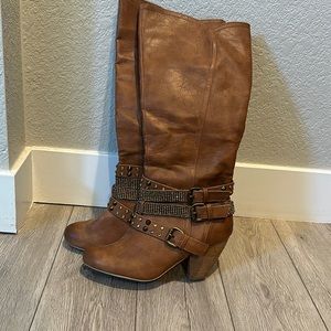 Lightly worn Not Rated heeled boots